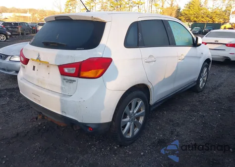2013 Mitsubishi Outlander Sport Es из США, поврежденный, VIN 4A4AR3AU3DE008821